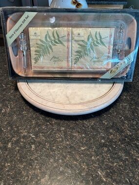 Cypress Pink Serving Tray Hors d'Oeuvres Gift Set